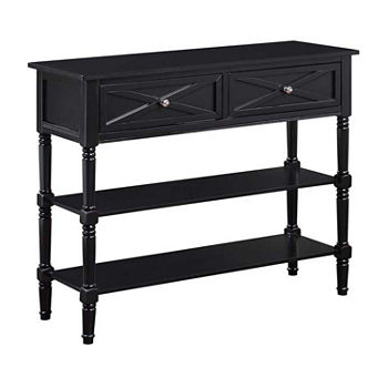 Country Living Room Collection 2-Drawer Console Table