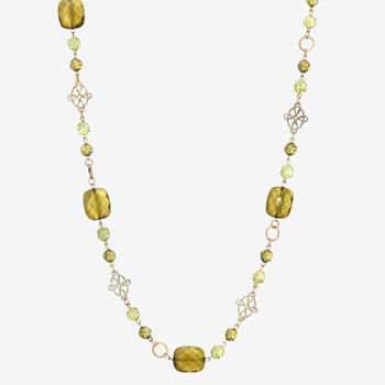 1928 Gold-Tone 40 Inch Link Strand Necklace