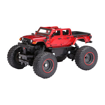 1:18 R/C 4x4 Heavy Metal Jeep Gladiator - Red