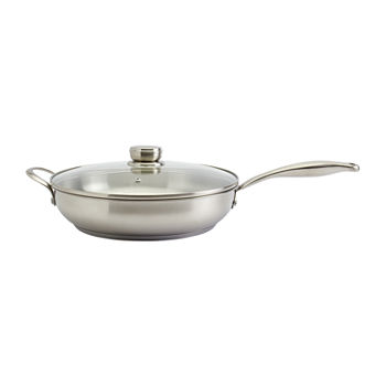 Frigidaire Stainless Steel 12" Covered Frying Pan
