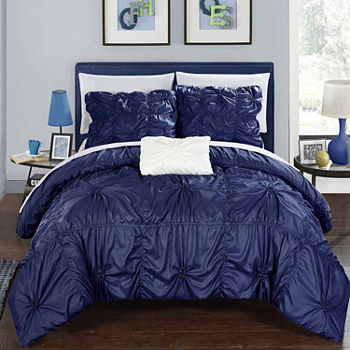Chic Home Hamilton 8-pc. Embroidered Duvet Cover Set