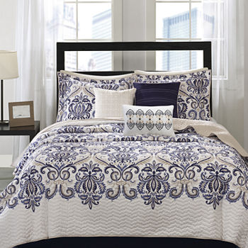 Madison Park Cardiff 6-pc. Quilted Coverlet Set