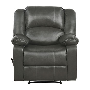 Porter Relax-A-Lounger Manual Faux Suede Recliner