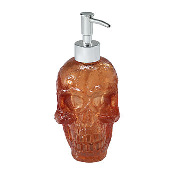 Avanti Skull Orange Soap Dispenser