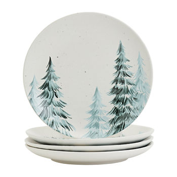 Tabletops Unlimited Enchanted Woods Stoneware Salad Plate