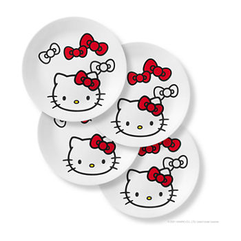 Corelle Hello Kitty 4-pc. Glass Luncheon Plate
