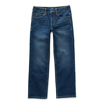 Thereabouts Little & Big Boys Advanced 360 Adjustable Waist Stretch Regular Fit Bootcut Jean
