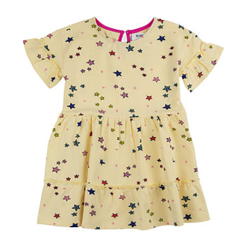 Retreat Los Angeles Star Toddler And Little & Big Girls Short Sleeve A-Line Dress
