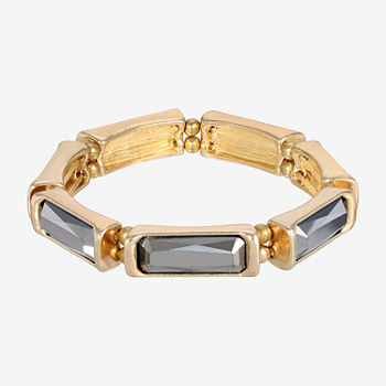 1928 Gold-Tone Stretch Bracelet