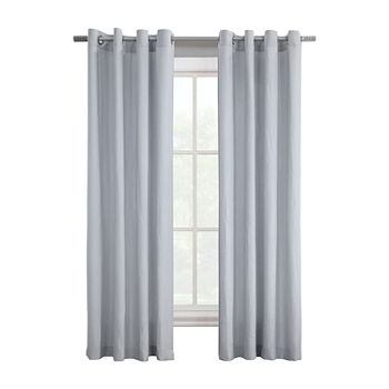 Harmony Light-Filtering Grommet Top Single Curtain Panel