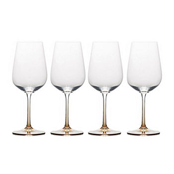 Mikasa Gianna Ombre Amber White 4-pc. Wine Glass
