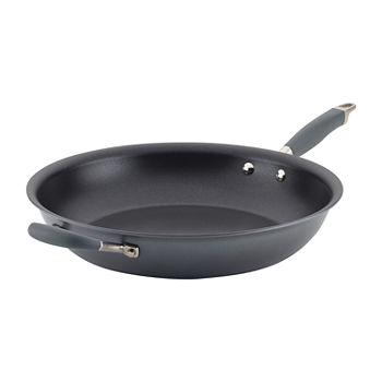 Anolon Advanced Home Hard Anodized 14.5" Skillet with Lid and Helper Handle
