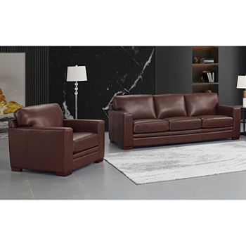Dillon Leather Upholstery Collection 2-pc. Seating Set