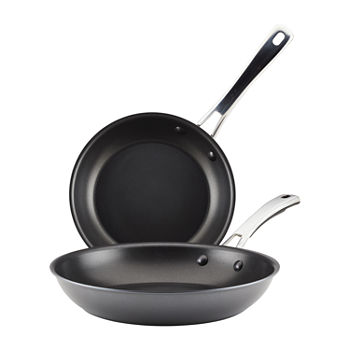 Rachael Ray Cook + Create 2-pc. Aluminum Hard Anodized Non-Stick Skillet