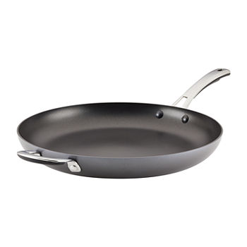 Rachael Ray Cook + Create 14" With Helper Handle Aluminum Hard Anodized Non-Stick Frying Pan