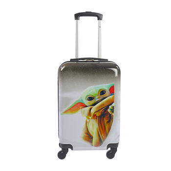 ful Star Wars Grogu Kids 21 Inch Hardside Carry-On Spinner Luggage