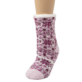 Cuddl Duds Womens 1 Pair Slipper Socks