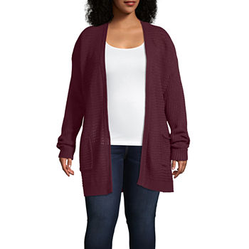 Plus Size Red Sweaters & Cardigans for Women - JCPenney