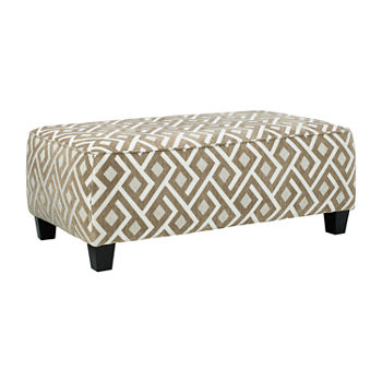 Signature Design by Ashley Dovemont Living Room Collection Ottoman