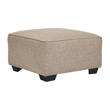 Signature Design by Ashley Baceno Hemp Living Room Collection Ottoman