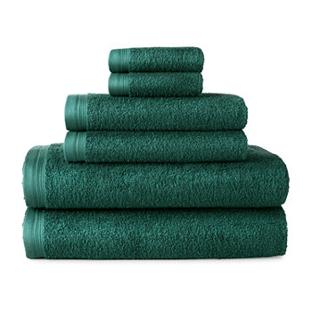 Home Expressions 6-PC Solid Bath Towel