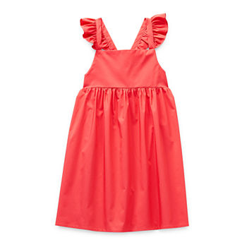 52seven Little & Big Girls Sleeveless Ruffled Sleeve A-Line Dress