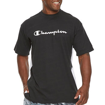 Champion Big and Tall Mens Round Neck Short Sleeve Relaxed Fit Graphic T-Shirt