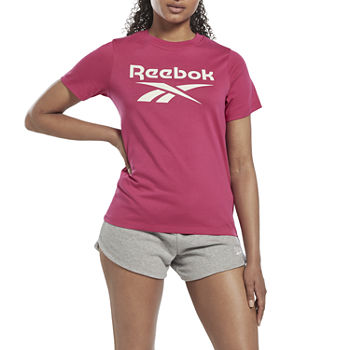 Reebok Womens Crew Neck Short Sleeve T-Shirt