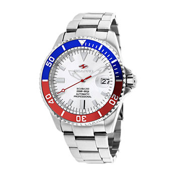 Sea-Pro Mens Automatic Silver Tone Stainless Steel Bracelet Watch Sp4320