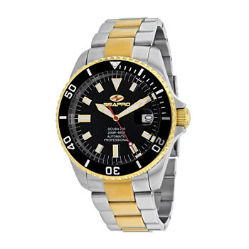 Sea-Pro Mens Automatic Silver Tone Stainless Steel Bracelet Watch Sp4326