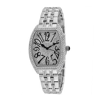 Christian Van Sant Womens Silver Tone Stainless Steel Bracelet Watch Cv0260