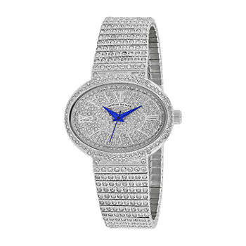 Christian Van Sant Womens Silver Tone Stainless Steel Bracelet Watch Cv0250