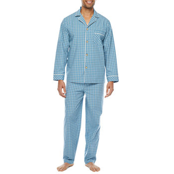 Stafford Mens Big and Tall 2-pc. Pant Pajama Set