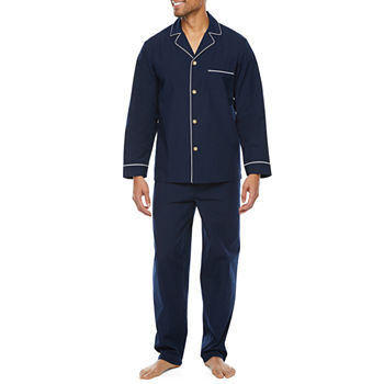 Stafford Modal Woven Mens 2-PC Pant Pajama Set - Tall Sizes
