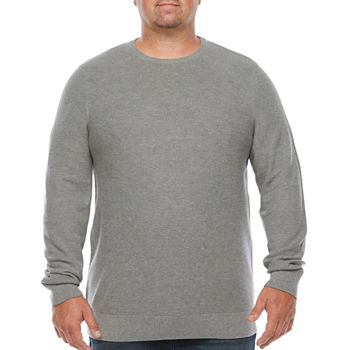 The Foundry Big & Tall Supply Co.  Crew Neck Long Sleeve Pullover Sweater