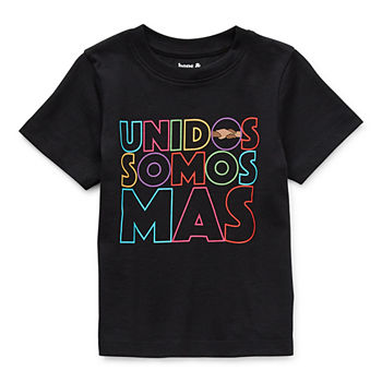 Hope & Wonder Unidos Somos Mas Toddler Unisex Crew Neck Short Sleeve Graphic T-Shirt