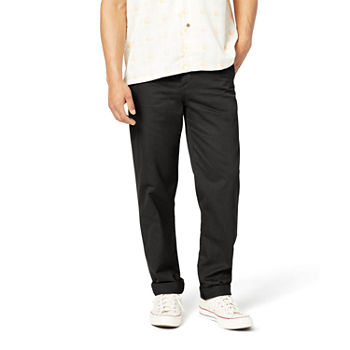 Dockers Mens Casual Chino Straight Fit Flat Front Pant