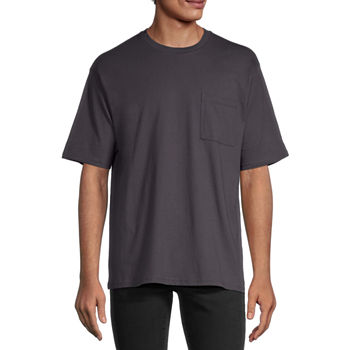 Arizona Mens Crew Neck Short Sleeve Pocket T-Shirt
