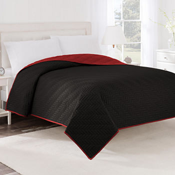 Martex Solid Reversible Coverlet