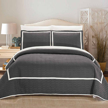 Chic Home Birmingham 7-pc. Embroidered Quilt Set