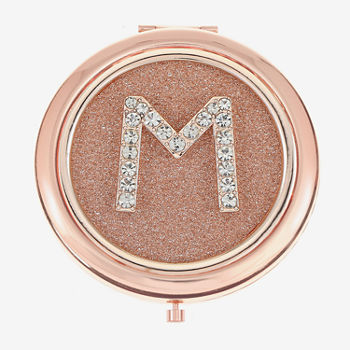Mixit Rose Tone Initial Compact Mirror