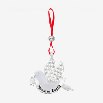 Monet Jewelry Dove Christmas Ornament