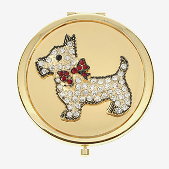 Monet Jewelry Dog Compact Mirror