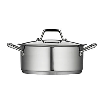 Tramontina® Gourmet Prima 5-qt. Tri-Ply Stainless Steel Covered Dutch Oven