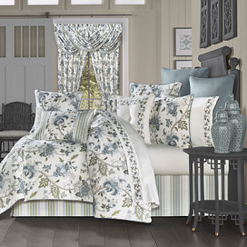 Queen Street Rosie 3-pc. Floral Extra Weight Embellished Comforter Set