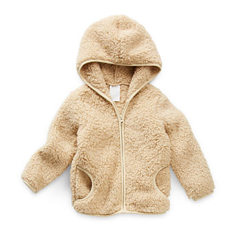 Okie Dokie Toddler Boys Knit Hooded Midweight Jacket