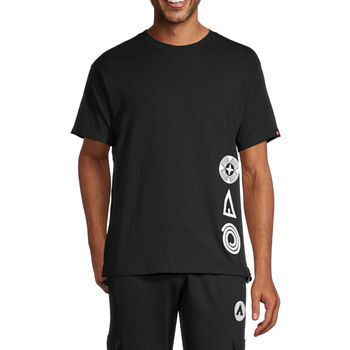 Airwalk Mens Crew Neck Short Sleeve Classic Fit Graphic T-Shirt