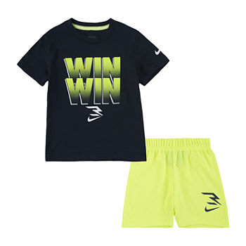 Nike 3BRAND by Russell Wilson Toddler Boys 2-pc. Short Set