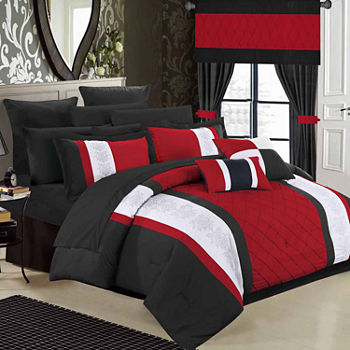 Red Comforters Bedding Sets For Bed Bath Jcpenney