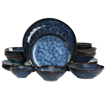 Elama Lucca 20-pc. Stoneware Dinnerware Set